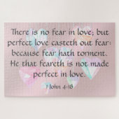 1. John 4:18 Puzzle (Horizontal)