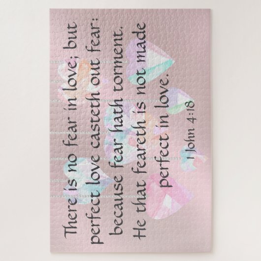 1. John 4:18 Puzzle (Vertikal)