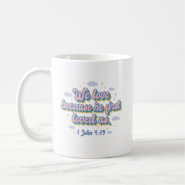 1 John 4:19 Bibelangebot Kaffeetasse