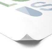 1 John 4:19 Wir Liebe, weil er uns zuerst geliebt  Poster (Ecke)