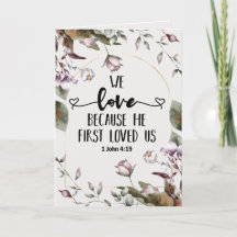1 John 4:19 Wir Liebe, weil er uns zum ersten Mal 