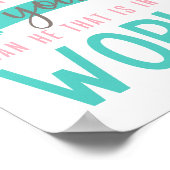 1 John 4:4 Bible Verse Christlich Poster Wall Art (Ecke)