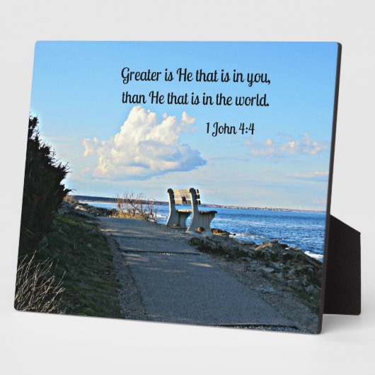 1. John 4:4 Fotoplatte (Seite)