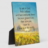 1. John 4:4 Fotoplatte (Seite)