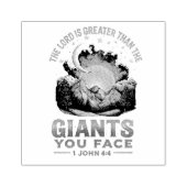 1. John 4:4 Gummistempel (Prägung)