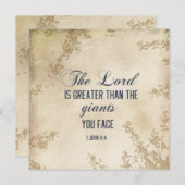 1 John 4 4 He who is in you is greater Bible Card (Vorne/Hinten)