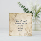 1 John 4 4 He who is in you is greater Bible Card (Stehend Vorderseite)