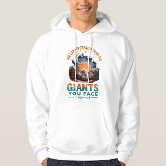 1. John 4:4 Hoodie (Vorderseite)