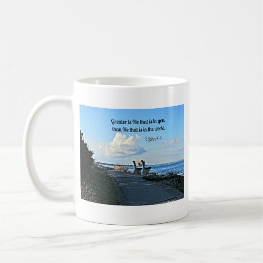 1. John 4:4 Kaffeetasse (Links)