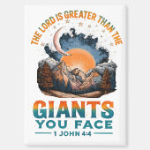 1. John 4:4 Magnet (Vorderseite)