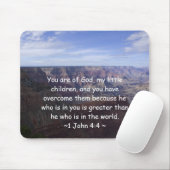 1 John-4:4 Mousepad (Mit Mouse)