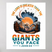 1. John 4:4 Poster (Vorne)