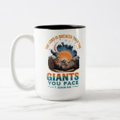 1. John 4:4 Zweifarbige Tasse (Links)