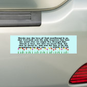 1 John-4:9 - 10 Autoaufkleber (Auf Auto)