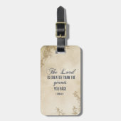 1 John 4 Der Herr ist größer als die Giganten-Bibe Gepäckanhänger (Vorderseite vertikal)