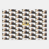 1. Jubiläum Hochzeitsfeier mit Gold anpassen Geschenkpapier Set (Vorderseite)