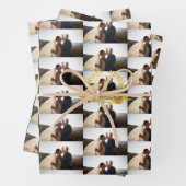 1. Jubiläum Hochzeitsfeier mit Gold anpassen Geschenkpapier Set (Beispiel)