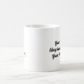 1. Jubiläum mit Personalisierung Kaffeetasse (Mittel)