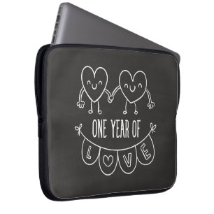 1. Jubiläumsgeschenk Chalk Hörer Laptop-Sieb Laptopschutzhülle