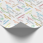 1. Juli, 1. Geburtstag Geschenkpapier (Ecke)