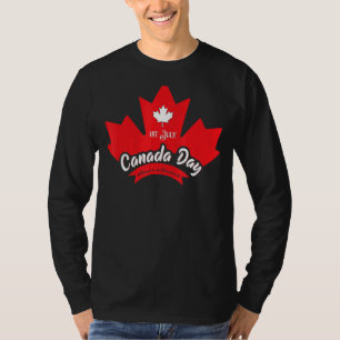 1. Juli Kanada Tag Ahornleaf Kanadische Flagge T-Shirt