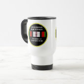 1 KAMPAGNSTAR AFGHANISTAN KRIEG VETERAN REISEBECHER (Vorderseite Links)