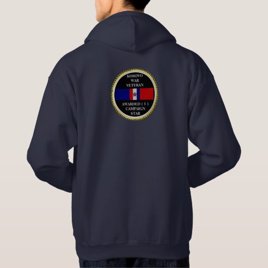 1 KAMPAGNSTAR KOSOVO KRIEG VETERAN HOODIE (Rückseite)