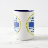 1 KAMPFSTARS KOREANER KRIEG VETERAN ZWEIFARBIGE TASSE (Mittel)