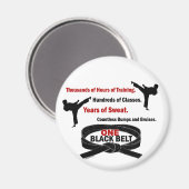 1 KARATE T - SHIRT & APPAREL MAGNET (Vorderseite/Rückseite)