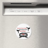 1 KARATE T - SHIRT & APPAREL MAGNET (In Situ (Geschirrspüler))