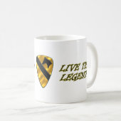 1. Kavallerie-Abteilung leben die Legende Kaffeetasse (VorderseiteRechts)