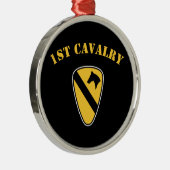 1. Kavallerie-Abteilung Ornament Aus Metall (Rechts)