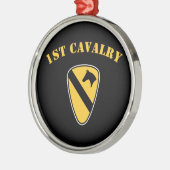 1. Kavallerie-Abteilung Ornament Aus Metall (Links)