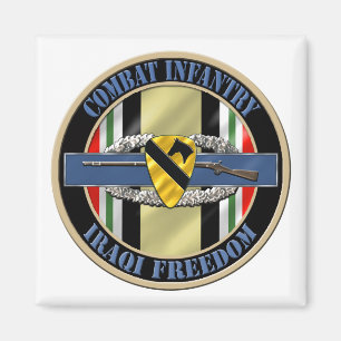 1. Kavallerie-Abteilungs-Infanterie OIF Magnet
