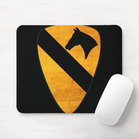 1. Kavallerie-Abteilungs-Mausunterlage beunruhigt Mousepad (Mit Mouse)