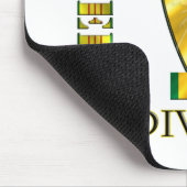 1. Kavallerie-Abteilungs-Vietnam-Veteran Mousepad (Ecke)