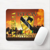 1. Kavallerie-Abteilungs-Vietnam-Veteran Mousepad (Mit Mouse)