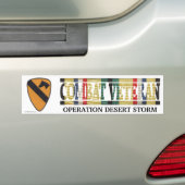 1. Kavallerie Div. SWA Combat Veteran Sticker Autoaufkleber (Auf Auto)