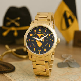 1. Kavallerie-Division "Americas First Team"-Tribu Armbanduhr