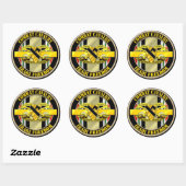 1. Kavallerie-Division Kavallerie-Scout OIF Runder Aufkleber (Blatt)