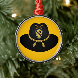 1. Kavallerie-Division Weihnachten Ornament Aus Metall