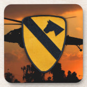 1. Kavallerie lüften Cav CD Fort Hood Untersetzer (Vorderseite)