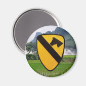 1. Kavallerie-Luftkav Fort Hood Magnet (Vorderseite/Rückseite)