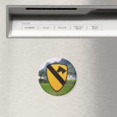 1. Kavallerie-Luftkav Fort Hood Magnet (In Situ (Geschirrspüler))