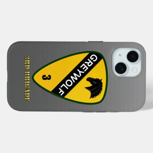 1. Kavallerieabteilung, 3. Brigade iPhone Case (Rückseite (Horizontal))