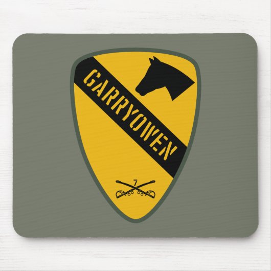 1. Kavallerieabteilung, 7. Kavallerie-Regiment Mousepad (Vorne)