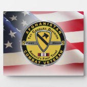 1. Kavallerieabteilung Afghanistan Veteran Fotoplatte (Vorderseite)
