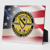 1. Kavallerieabteilung Afghanistan Veteran Fotoplatte (Seite)