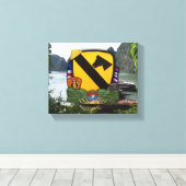 1. Kavallerieabteilung Luftkav vietnam Kriegsveter Leinwanddruck (Insitu (Holzboden))