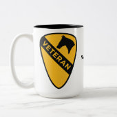 1. Kavallerieabteilung - Veteran (Vereinigte Staat Zweifarbige Tasse (Links)